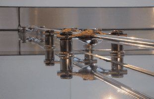 metal buffing railings