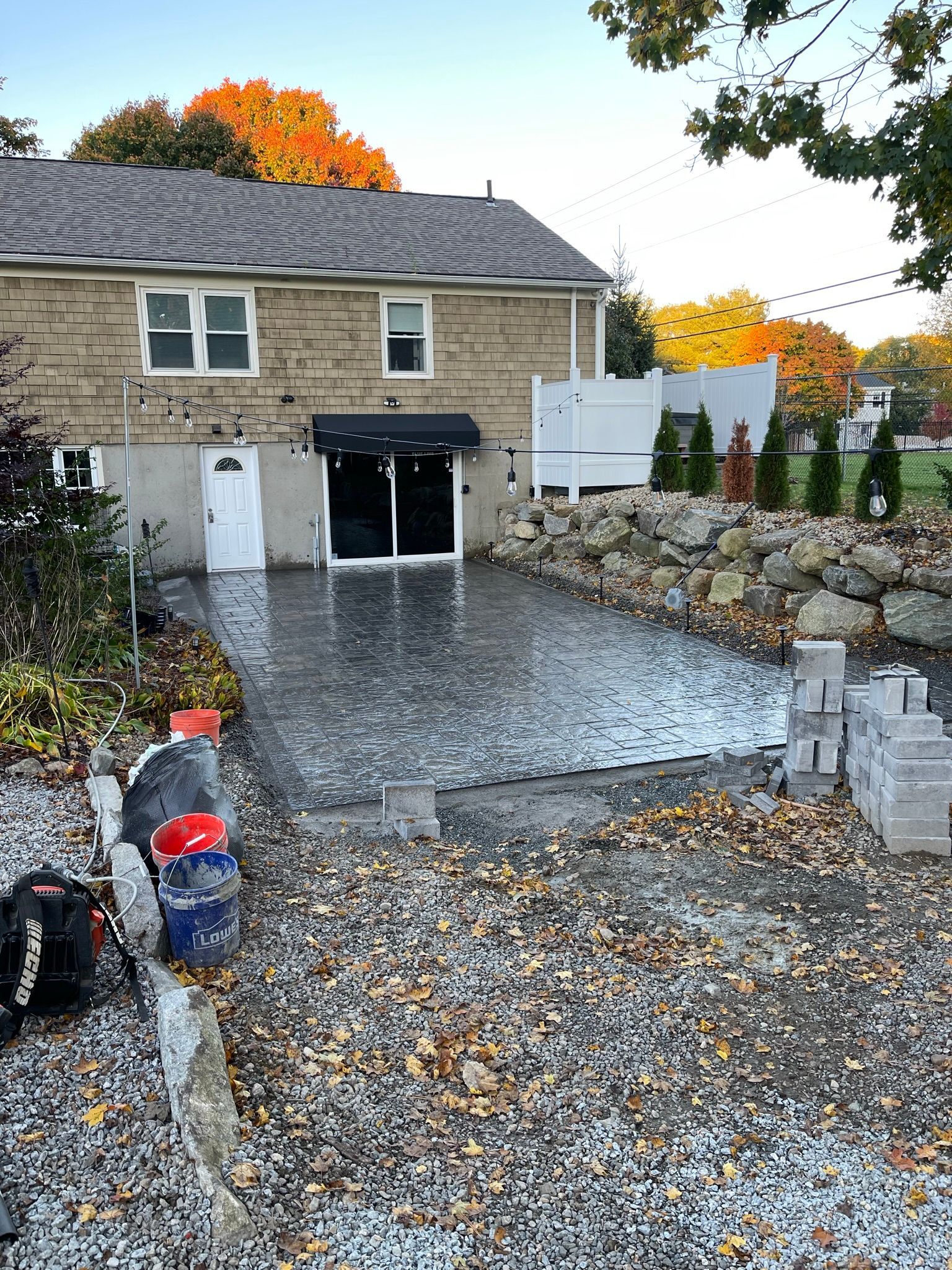 Hardscaping service