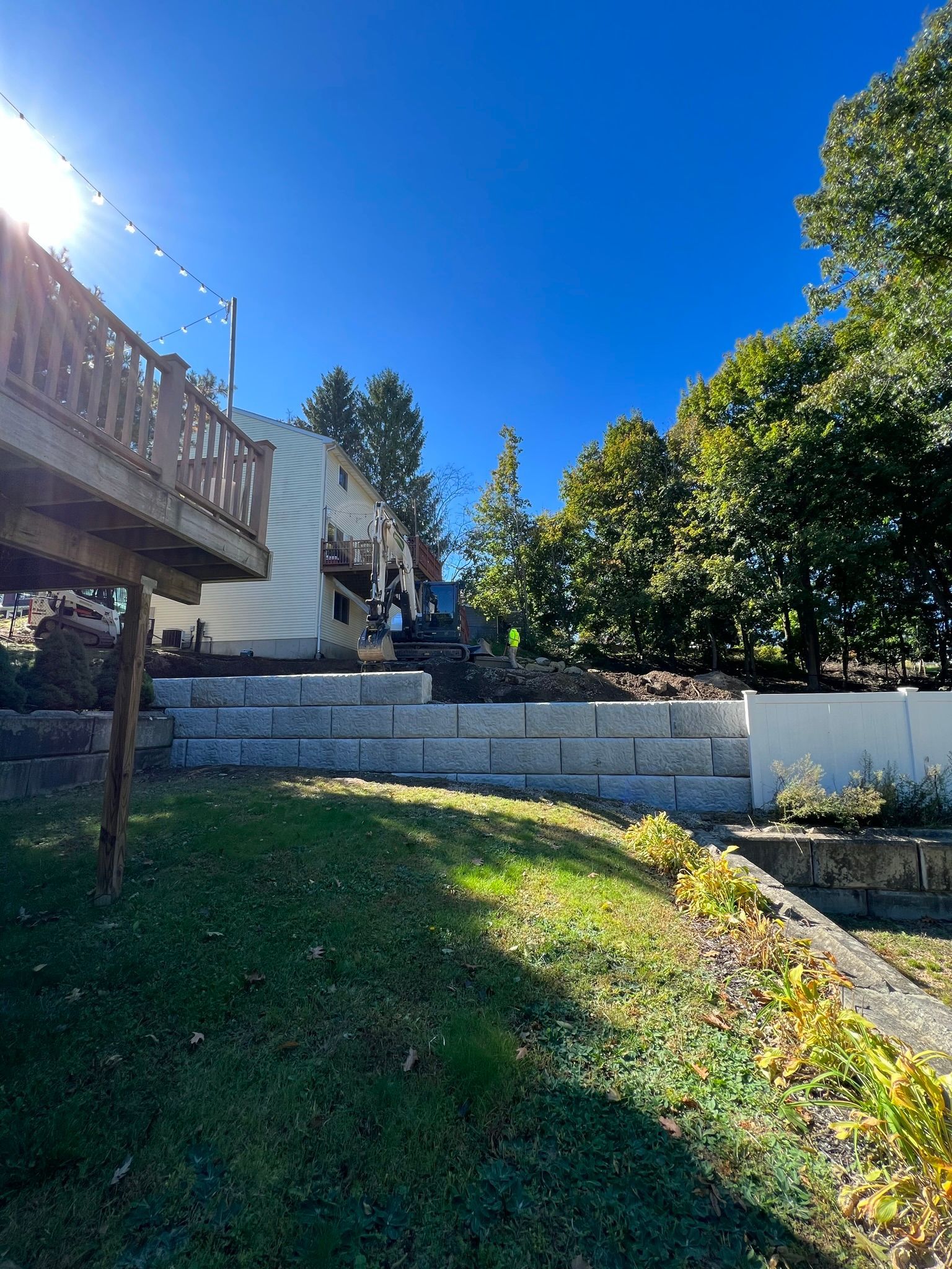 Landscape construction services