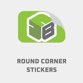 Round Corner Stickers