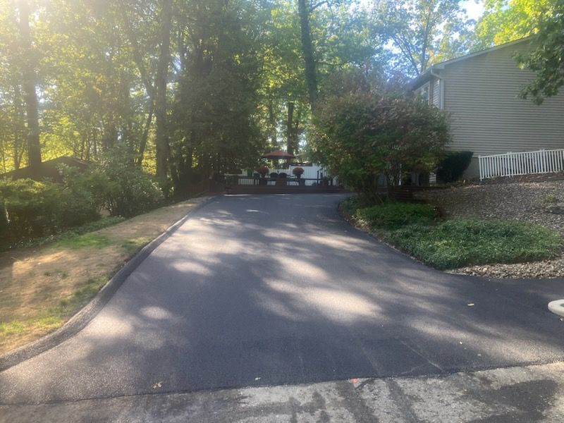 Asphalt driveway - after