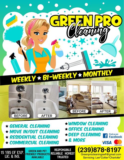About Green Pro Cleaning Fort Myers House Cleaning