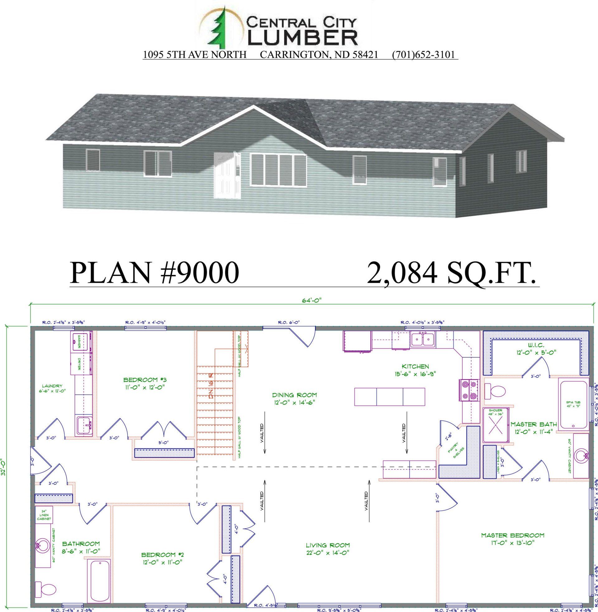 Spec House Plan #9000