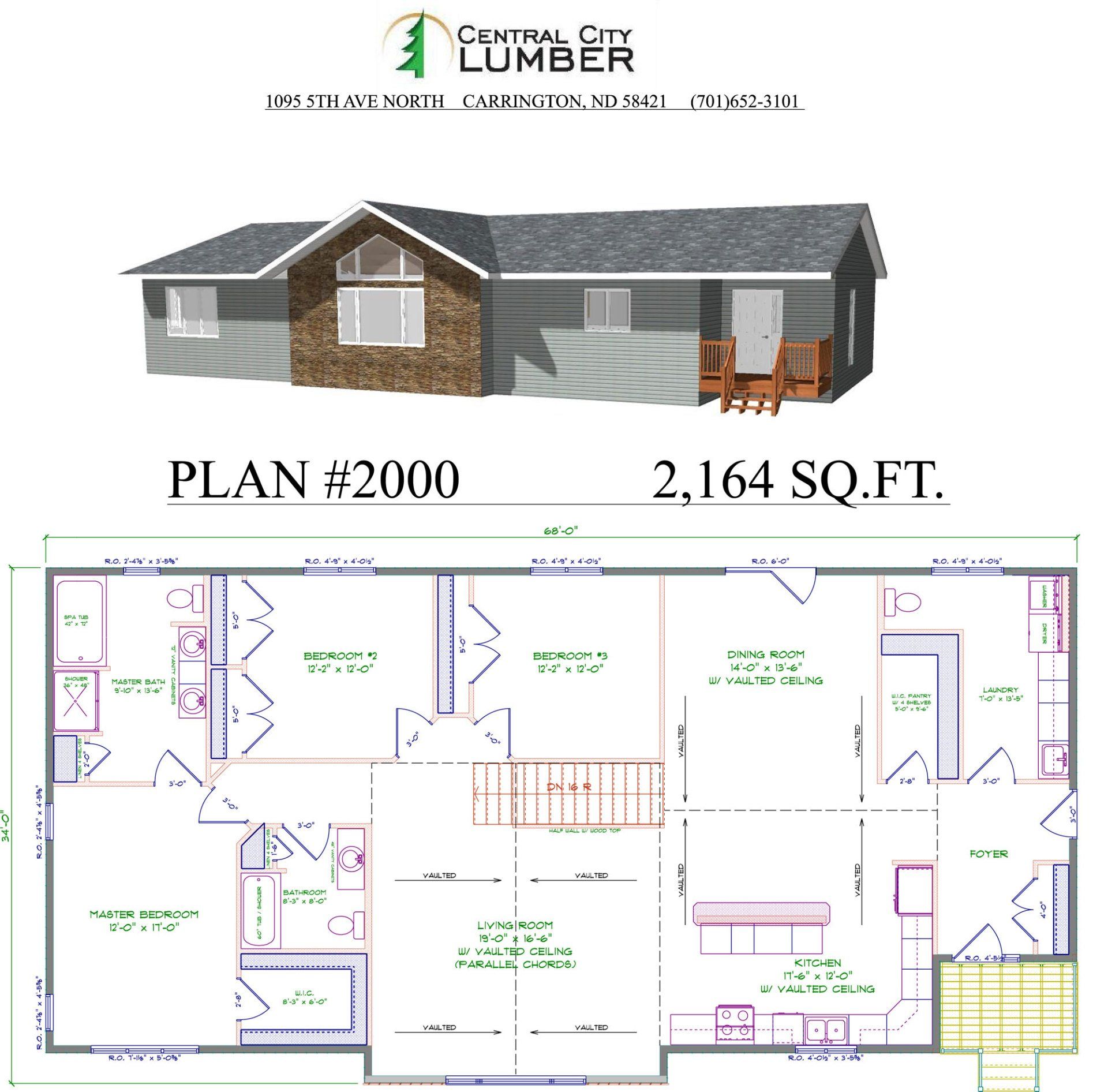 Spec House Plan #2000