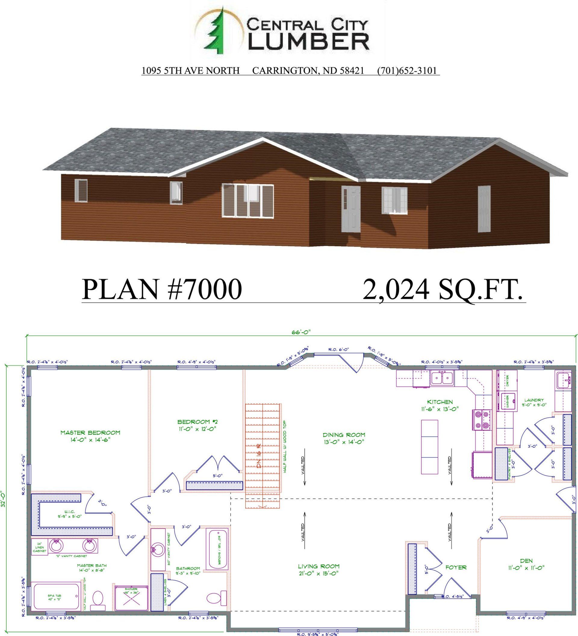 Spec House Plan #7000