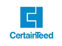 Blue CertainTeed logo: a stylized "C" and "T" within a blue square, with the word "CertainTeed" below.
