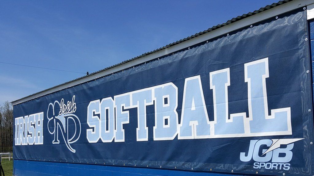 Baseball and softball walls - with custom windscreens or wall padding