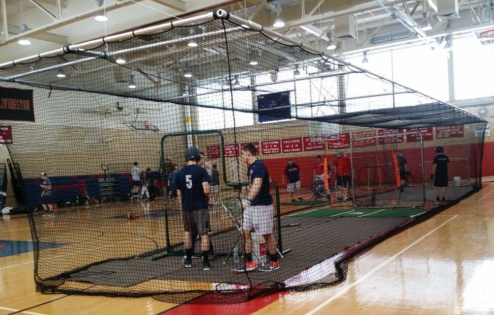 Custom-built indoor/outdoor batting cages