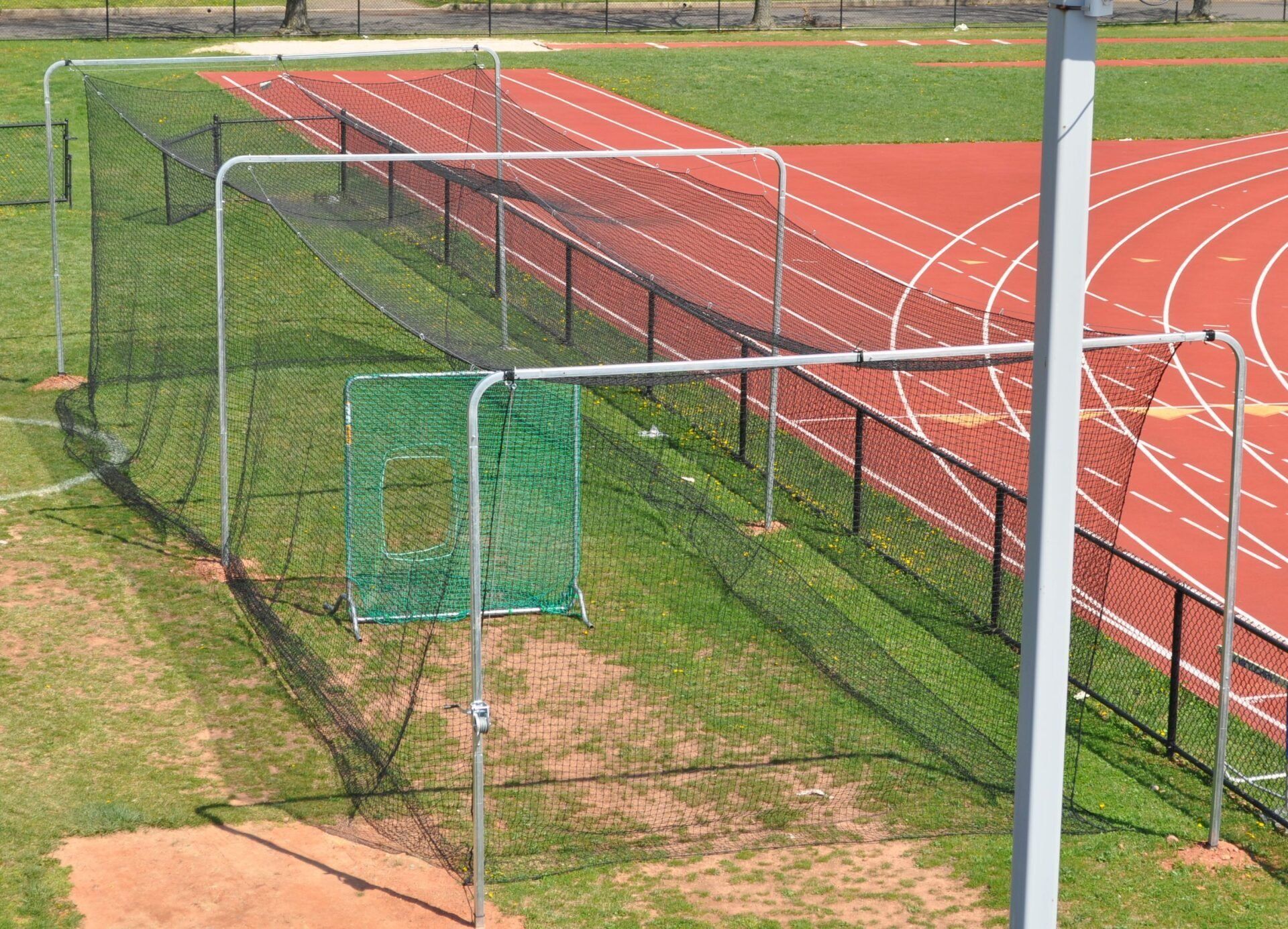 Custom-built indoor/outdoor batting cages