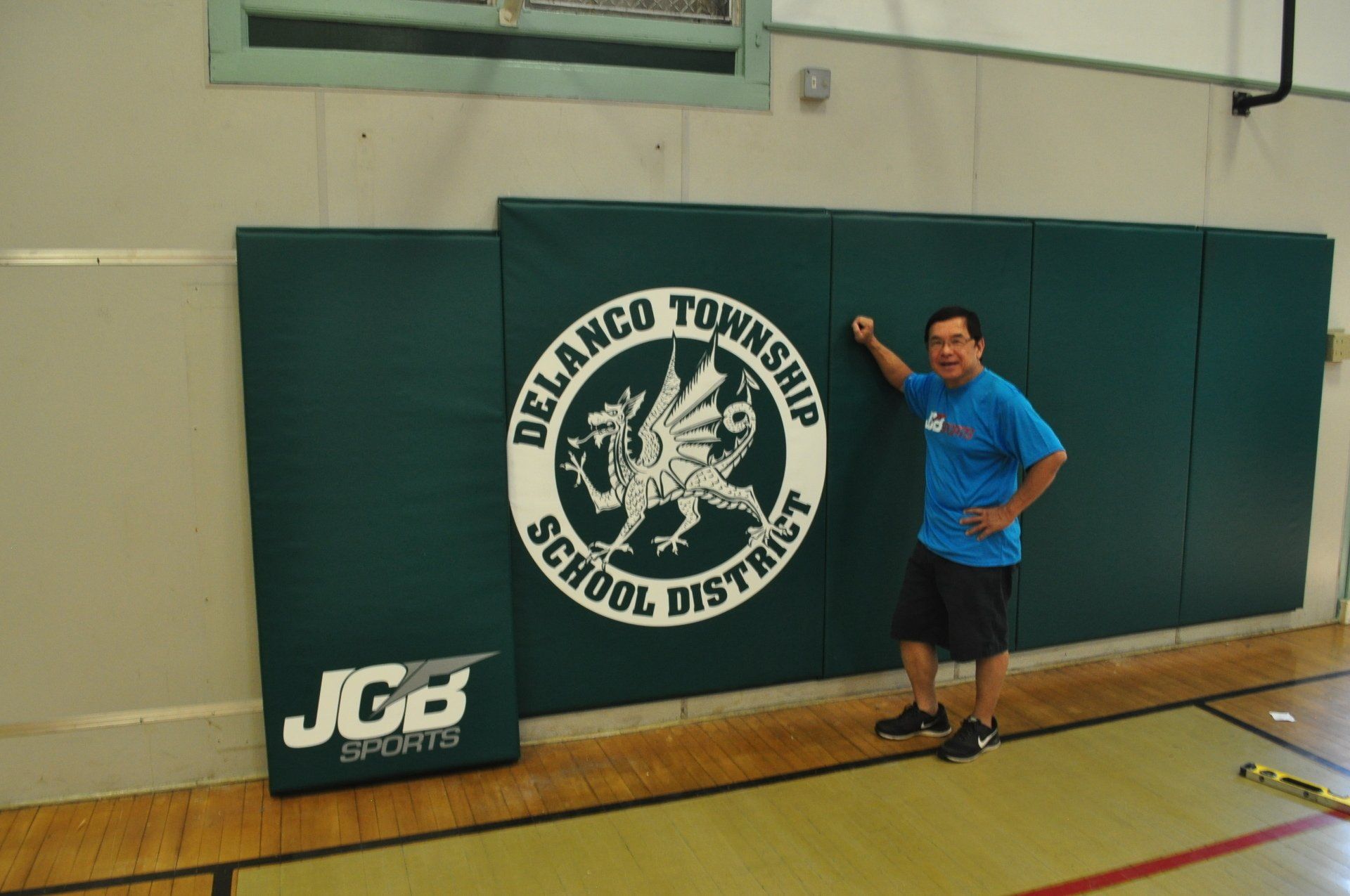 Custom gym wall pads