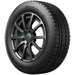 A tire that says winter storm on it