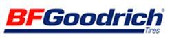A logo for bfgoodrich tires on a white background