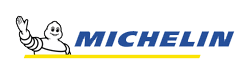 A michelin logo with a ghost on it