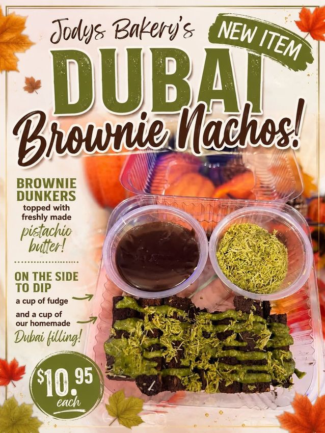Dubai Brownie Nachos