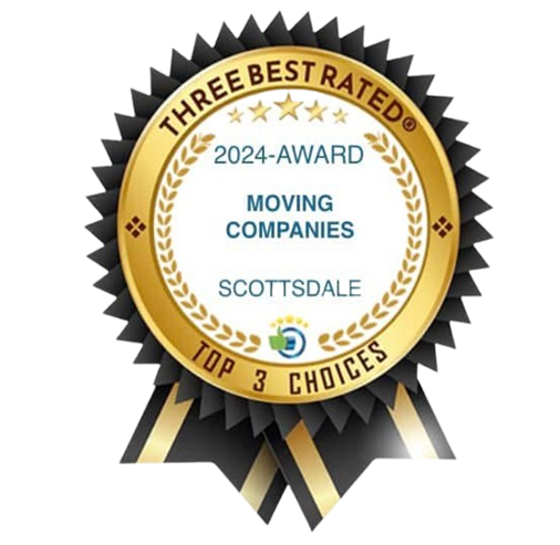 Three Best Rated award for Scottsdale moving companies.