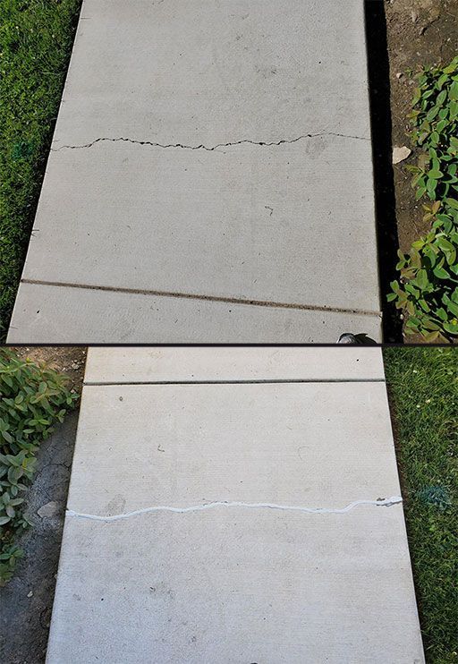 concrete gap