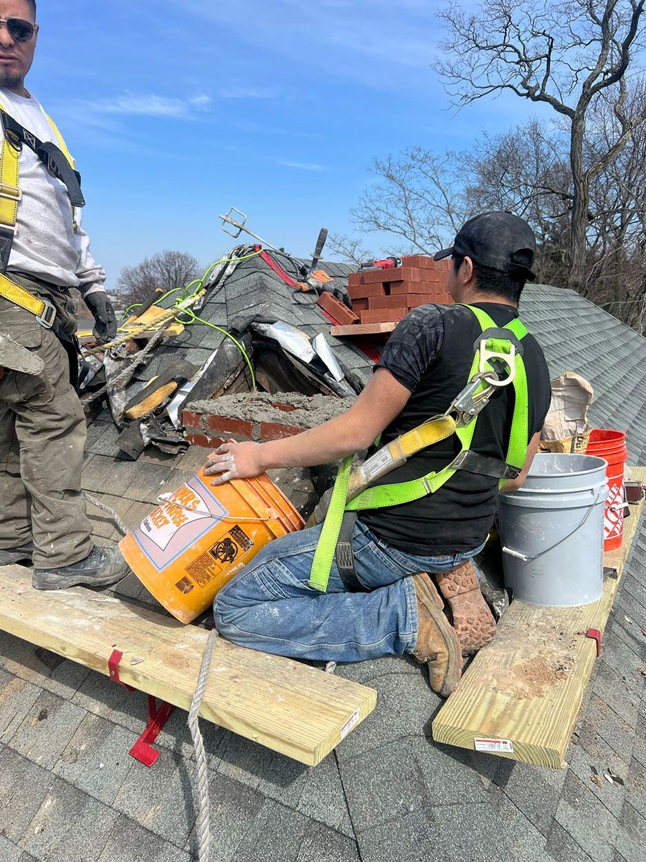 Repairing a chimney