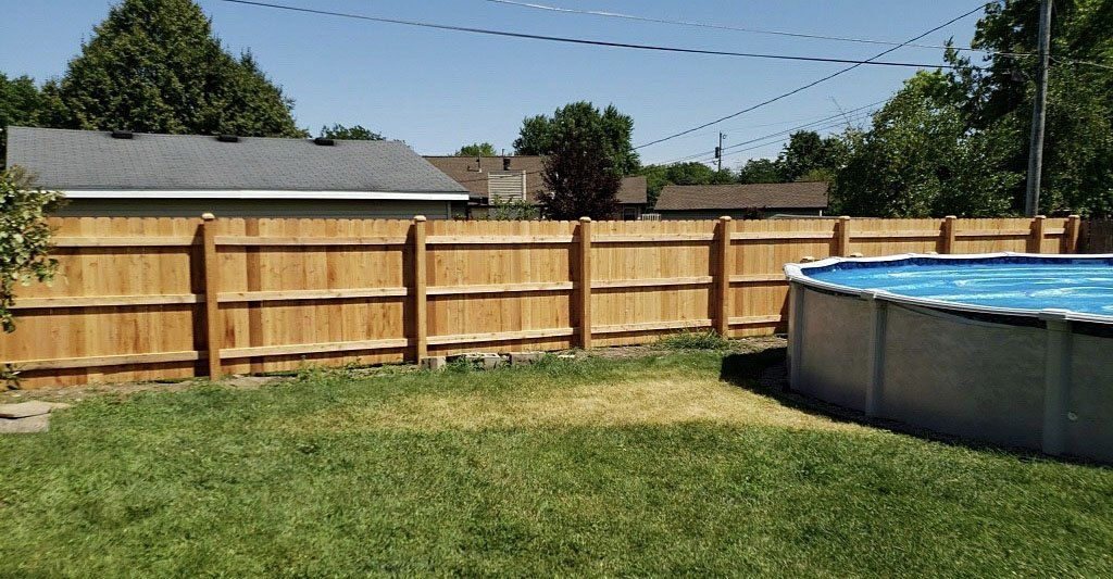 Wooden fence