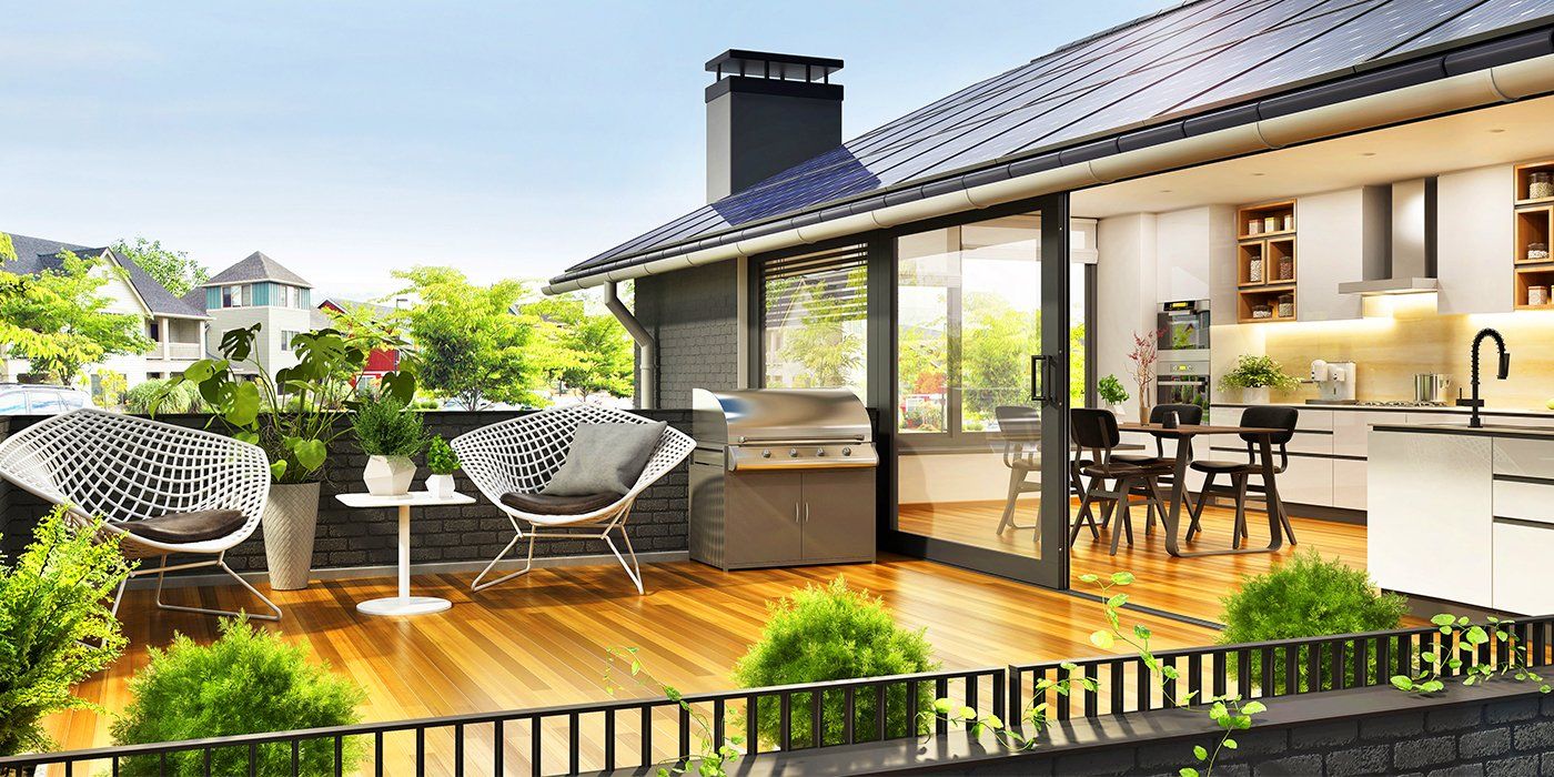 Contemporary Outdoor Kitchen Outdoor Kitchen Remodel by Integrated Builders, Inc project photo