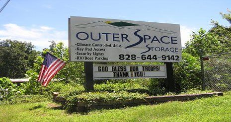 Outer space storage