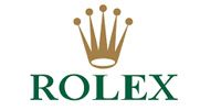 Rolex logo: gold crown above the word 
