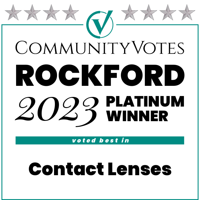 Community Votes Rockford 2023 Platinum Winner - Contact Lenses