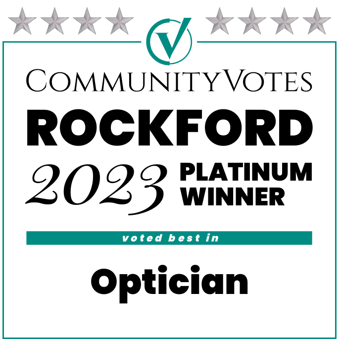 Community Votes Rockford 2023 Platinum Winner - Optician