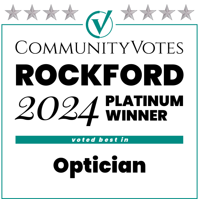 Community Votes Rockford 2024 Platinum Winner - Optician