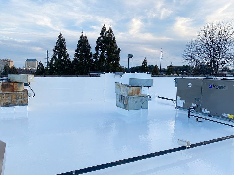 After photo commercial roof - roofing contractor