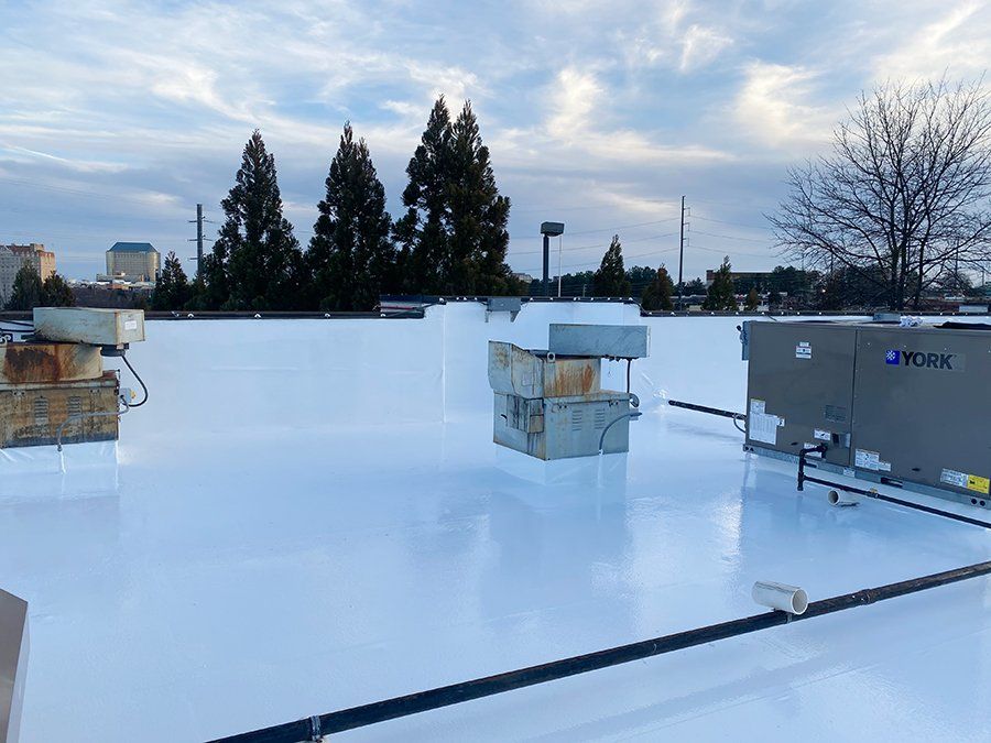 After photo commercial roof - roofing contractor