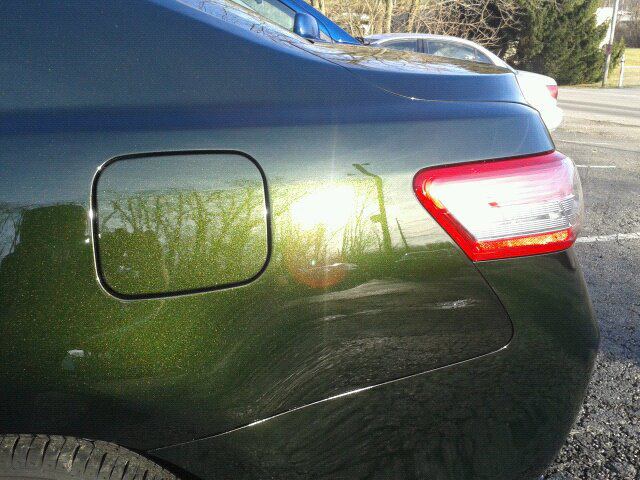 Car side bumper after repair