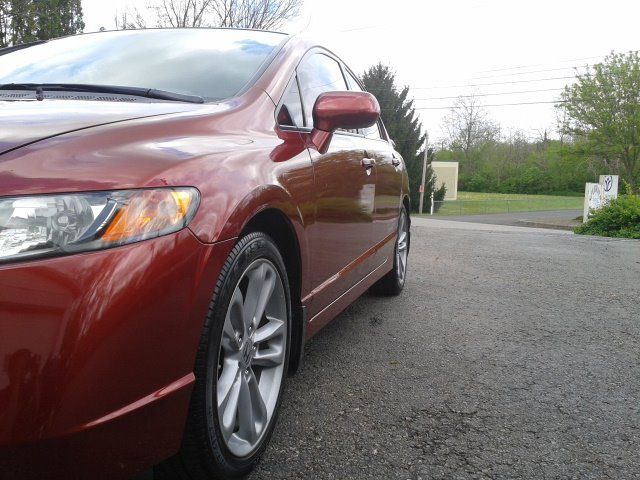 Car dented part after repair