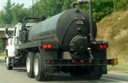 Action Oil Services Inc tanker truck