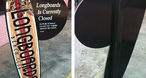 Longboards sign
