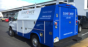 Sun power service truck