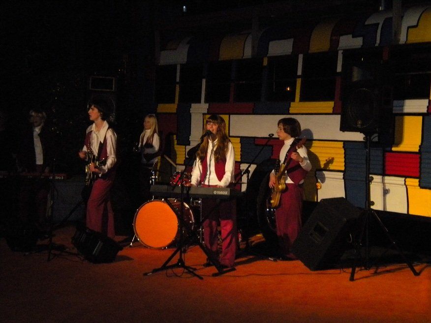 Band by Partridge Family Party Bus