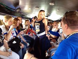 Game day on the Cool Bus Party Bus