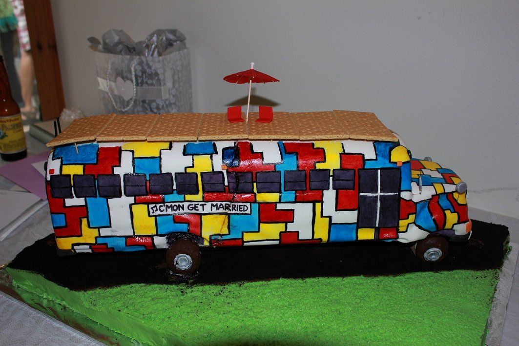 Partridge Family Party Bus Cake