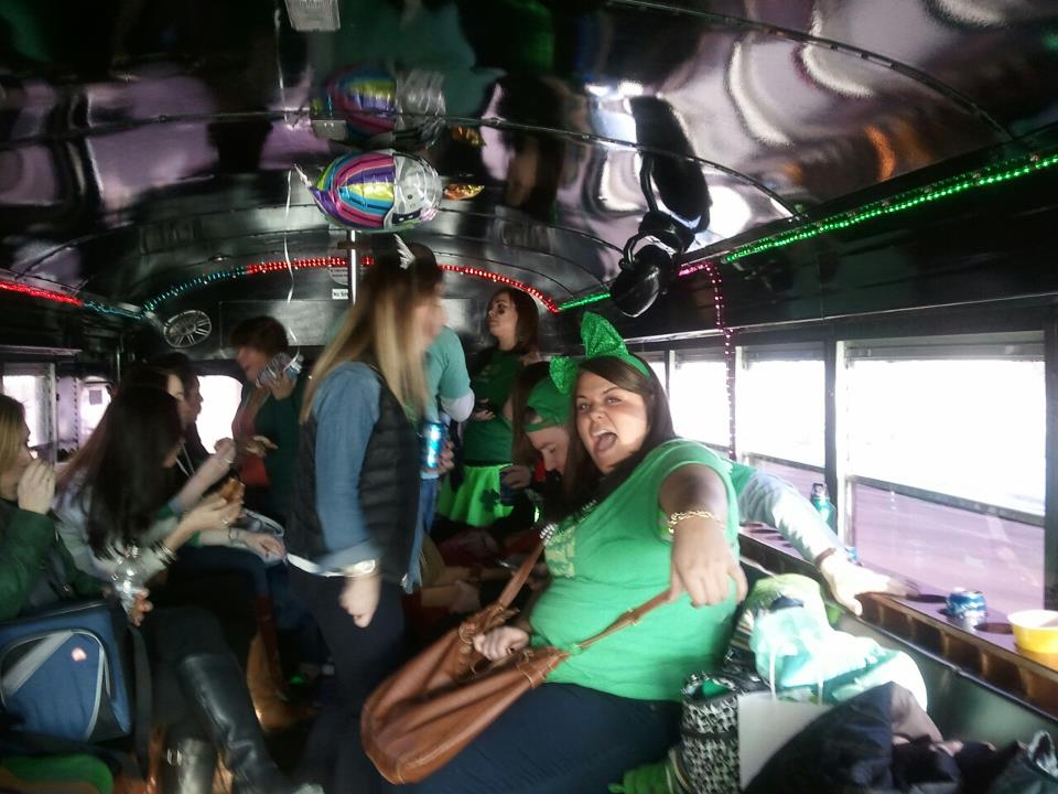 Inside bus