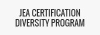 JEA Certification Diversity Program