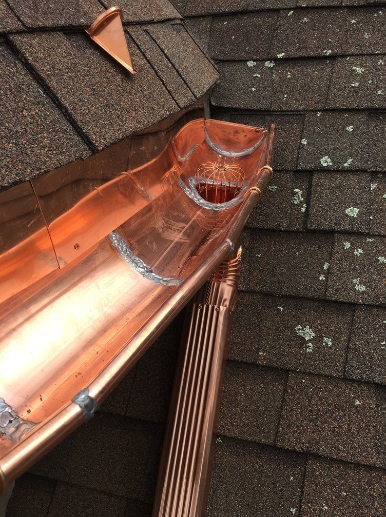 high-quality custom copper gutter