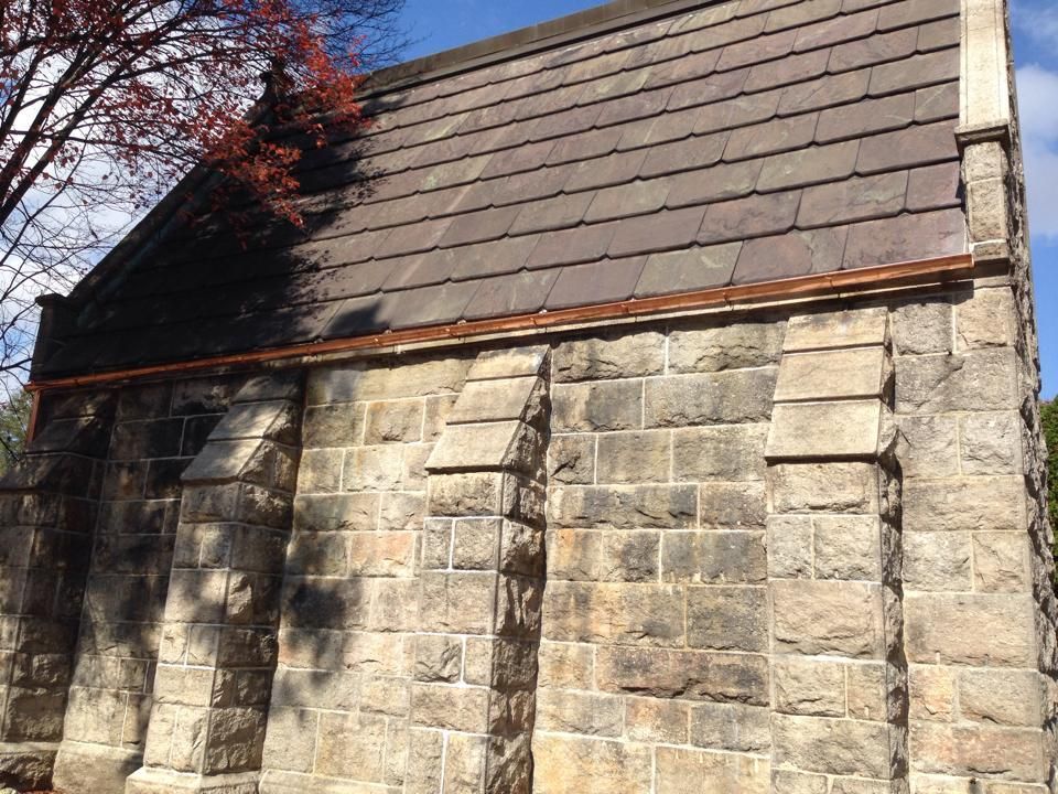 commercial and residential custom copper gutter