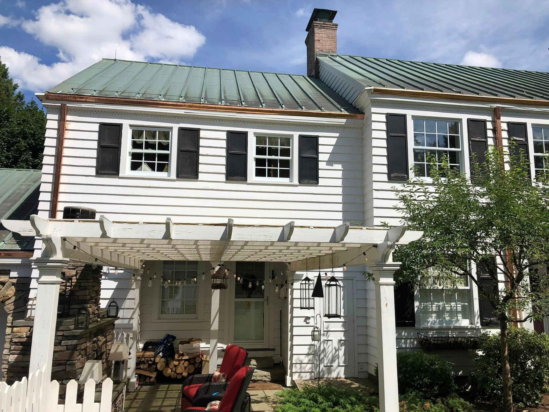 residential copper gutter