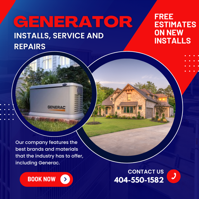 Generators installs, service, and repairs