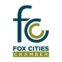 Fox Cities Chamber logo with teal and gold “fc” monogram and text below