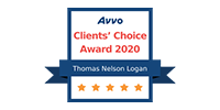 Avvo Client's Choice Award 2020, Thomas Nelson Logan