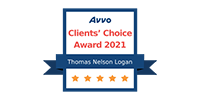 Avvo Client's Choice Award 2021, Thomas Nelson Logan