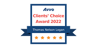 Avvo Client's Choice Award 2022, Thomas Nelson Logan