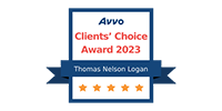 Avvo Client's Choice Award 2023, Thomas Nelson Logan