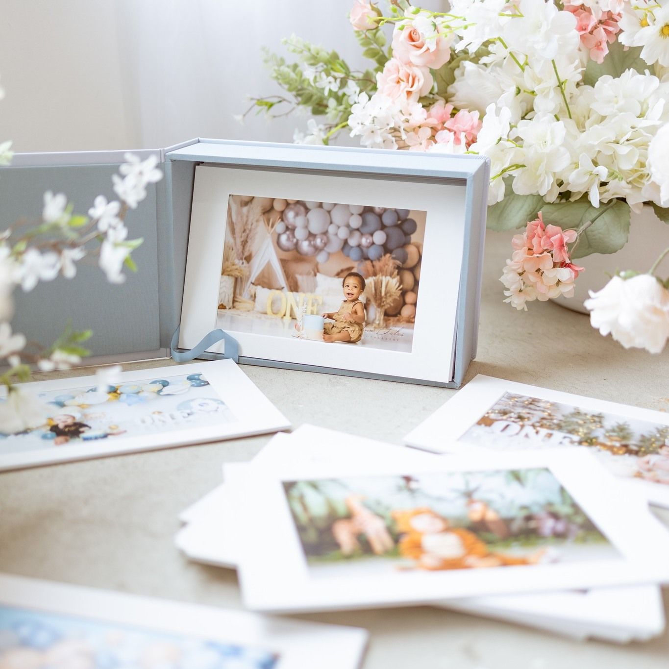 Box with pictures inside